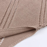 Sweetkama - Sweetkama Solid Color Flounce Bikini Swimwear Cover Up Dress