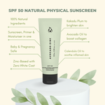 Avocado Zinc - SPF 50 Natural Physical Sunscreen