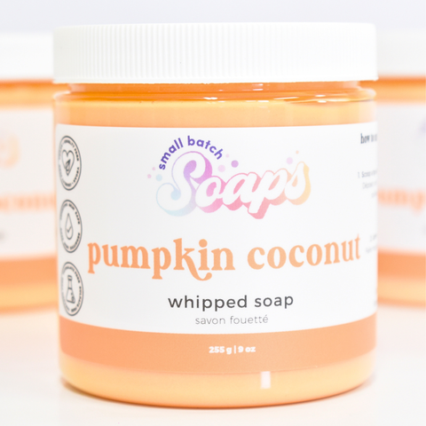 Small Batch Soaps - Pumpkin Coconut Whipped Soap