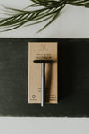 ZERO WASTE MVMT - Single Blade Safety Razor | Zero Waste Reusable Brass Razor